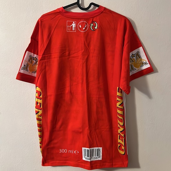 Moschino Budweiser Logo monogram printed tee shirt NWT - Picture 4 of 6